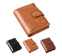 Genérico Peachloft Wallet, Peachloft Men's RFID Shielded Bifold Wallet, Shielded Bifold,Men's Multi Card, 14 Card Slots (Khaki)