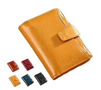 Genérico Peachloft Wallet, Peachloft Mens Wallet, Multi-Card Holder Wallets for Men, Men's Blocking Bifold Wallets (Yellow)