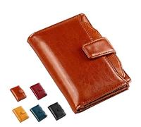 Genérico Peachloft Wallet, Peachloft Mens Wallet, Multi-Card Holder Wallets for Men, Men's Blocking Bifold Wallets (Brown)