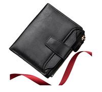 Genérico Peachloft Wallet - Premium Peachloft Wallet, Men's Blocking Bifold Wallets, PU Leather Slim Multi-Card Holder with Anti-Theft Protection & Zipper Coin Pocket(Black)