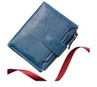 Genérico Peachloft Wallet - Premium Peachloft Wallet, Men's Blocking Bifold Wallets, PU Leather Slim Multi-Card Holder with Anti-Theft Protection & Zipper Coin Pocket(Blue)