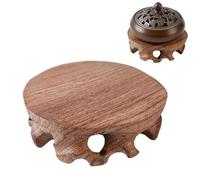 Genérico Peana Madera,Decoración de Mesa Retro Antideslizante - Soporte de Madera para Encimera de Cocina - para Juego de Té Manualidades Vela Perfume Joyería Llaves Cocina