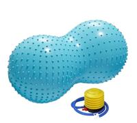 Genérico Peanut Shape Yoga Exercise Ball - Sensory Massage Fitness Ball