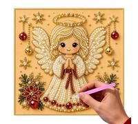 Genérico Pearl Art Kit DIY - Religious Aesthetic Holy Family Wall Decor