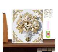 Genérico Pearl Painting Kit 30cm Gem Art Craft With Frame For Adults