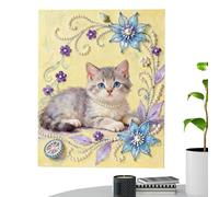 Genérico Pearl Painting Kit - 3D Diamond Art Craft | DIY Pearl Mosaic Kit for Kids Adults, Home, Classroom, Bedroom, Craft Room, Birthday Holiday Gift, Wall Decoration, Relaxation Activity