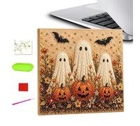 Genérico Pearl Painting with Pen Halloween Handmade Ghost Fun Home Decor