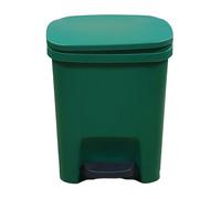 Genérico Pedal Bin - Slim Rectangular Trash Can | Bin desechos cerrados larga duración | Clip tapa del hogar silencioso sin esfuerzo | Uso basura sin olor para oficinas, cocina, baño baño