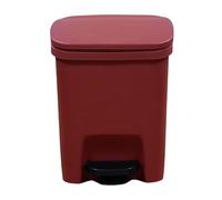 Genérico Pedal Bin - Slim Rectangular Trash Can | Bin desechos cerrados larga duración | Clip tapa del hogar silencioso sin esfuerzo | Uso basura sin olor para oficinas, cocina, baño baño