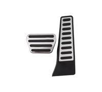 Genérico Pedal Reposapiés Cubiertas De Pedal Acelerador Y Freno Acero Inoxidable, Antideslizantes, para Range per Rover, per Vogue, per L322 2005-2012