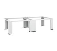 Genérico Pedestal Doble de la Lavadora y la Secadora Blanco,Casa y jardín,Accesorios para electrodomésticos,Accesorios para electrodomésticos de lavandería,Accesorios para lavadoras y secadoras-51194