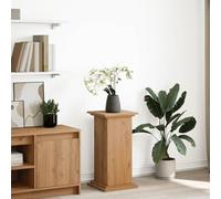 Genérico Pedestal Expositor con almacenaje Roble Artisan 31x30x60 cm,Casa y jardín,Jardín,Jardinería,Soportes para macetas,Marrón,10.15 KG,854624