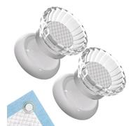 Genérico Pee Pad Holder For Dogs - ABS 4x2.3cm 2 Pieces | Potty Training Pad Magnetic Holder Adhesive Secure Clip Wall Mounted Puppy PadFixer For Floor Protection Indoor Leg Lifting Puppies