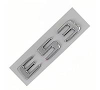 Genérico Pegatina 3D ABS con Letras cromadas Negras for Maletero de Coche, Emblema, Insignia, Clase E, W213, W212, E43, E53, E63, Accesorios con Logotipo(E53 Chrome)