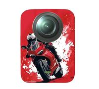 Genérico Pegatina De Piel para dji Osmo 360, Bolsas De Almacenamiento Compacta Portátil Pegatizas De Almacenamiento Compactos Portátiles (C)