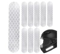 Generico Pegatinas de Seguridad para Bicicletas Impermeables - Adhesivo Reflectante de Alta Visibilidad, Calcomanías de Atención | Accesorio de Cola Larga para Paseos Nocturnos en Bicicleta