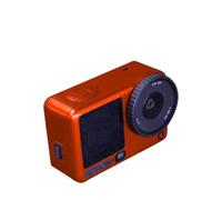 Genérico Pegatinas para dji Osmo Action 6, calcomanías Resistentes a los arañazos, película Protectora removible, Funda Protectora para cámara Action 6 Action Camera Wrap (Naranja Fluorescente)