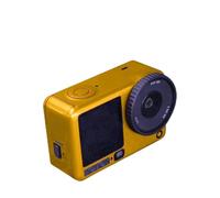 Genérico Pegatinas para dji Osmo Action 6, calcomanías Resistentes a los arañazos, película Protectora removible, Funda Protectora para cámara Action 6 Action Camera Wrap (Dorado Fluorescente)