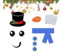 Genérico Pegatinas para - PP | Expresión del Muñeco De Nieve De Navidad | Adhesivo para Refrigerador para Decoración Navideña De Cocina, Decoración del Hogar Y Arte Creativo De Temporada para Re