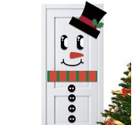 Genérico Pegatinas para - PP | Expresión del Muñeco De Nieve De Navidad | Adhesivo para Refrigerador para Decoración Navideña De Cocina, Decoración del Hogar Y Arte Creativo De Temporada para Re