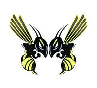 Genérico Pegatizas de Abejas - Divisas de los Faros de los Autos | Linda Pegatina de calcomanía de Vinilo de | Pegatinas Divertidas para el Parachoques, Faros, Ventanas, Pared, heladería, computadora