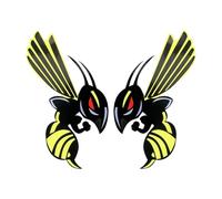 Genérico Pegatizas de Abejas - Divisas de los Faros de los Autos | Linda Pegatina de calcomanía de Vinilo de | Pegatinas Divertidas para el Parachoques, Faros, Ventanas, Pared, heladería, computadora