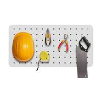 Genérico Pegboard Wall Organizer Panels, No Punching Peg Board Walls for Bedroom, Space-Saving Pegboards Display Panels to Your Garage, Workshop, Offices, and Craft Room