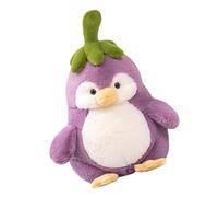 Genérico Peguin Plush, Cartoon Eggplant Toys, Relaxation Buddy Fun Gift Decorative Accent Bedroom Accessory Cute Design Lightweight Cushion, Throw Pillow for Home, Living Room, Bedroom