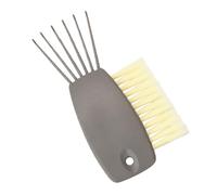 Genérico Peine Con Colchón De Aire Tijeras Para El Cabello Limpiador De Cepillos Cepillo De Pelo Tijeras De Pelo Cepillo Para Desenredar El Cabello Ceja Quitaesmalte Light Grey El Plastico