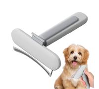 Genérico Peine Quita Pelos - Acero 12x11cm | Cepillo Aseo | Peine Perro para Eliminar Pelo Muerto Nudos Y Muda | Herramienta Resistente para Gatos