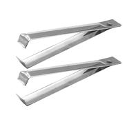 Genérico Pelador de Ajos de Acero Inoxidable 2 Piezas, Herramienta Manual para Pelar Ajo y Verduras, Tamaño Pequeño, Utensilio de Cocina Versátil para Uso Doméstico y Profesional