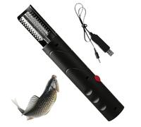Generico Pelador de pescado - Pelador eléctrico con mango antideslizante, rallador de frutas sin cables, para la casa, al aire libre, camping, restaurante, preparación de comidas