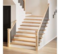 Genérico Peldaños de Escalera 16 uds sin Tratar 120x25x2 cm,Casa y jardín,Productos del hogar,Alfombrillas para escalones-3282934