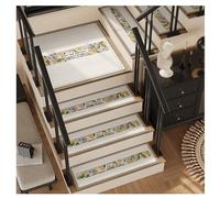 Genérico Peldaños de Escalera, tapete for escaleras for escalones de Madera, peldaños de Alfombra for escaleras, Antideslizantes, Cubiertas for escaleras Interiores(Color10,30x85cm/11.8x33.5in)