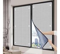 Genérico Película Reflectante con Ventosa para Ventanas, película Aislante de Aluminio, película Opaca Total para Ventanas, Deflector de Aislamiento de Vidrio para balcón con protección Solar