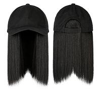 Genérico Pelo Ajustado Pelo Largo Cabello Ajustable Hat Hetero Cap Peluca (A, One Size)