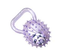 Genérico Pelota Chirriadora Perros - Pelota para Mascotas con Balón De Fútbol En Interior - Juguetes De Morder De Goma con Púas para Perros Grandes con Asa,para Juego Interior Exterior Masticar