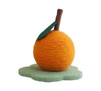 Generico Pelota de araña para gatos, Graffiatoio de sisal | Juguetes para gatos de interior - con forma de naranja para entretenimiento, entrenamiento y el aburrimiento de los cachorros con material