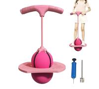 Generico Pelota de equilibrio salterina - Divertida y segura pelota antideslizante con mango y bomba - Inflable para equilibrio, para actividades al aire libre e interior, , gimnasio, juegos