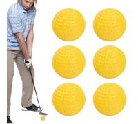 Generico Pelota de Golf Amarilla - Bolas de Golf de Espuma PU para Ejercicios pequeños de 4 cm - Bolas de PU Reutilizables Luminosas multifuncionales para Hombres Mujeres Chicas,