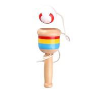 Genérico Pelota De Madera para Lanzar Y Atrapar - Juguetes De Madera para Práctica De Reflejos para Niños | Actividades De Aprendizaje Preescolar | Juguete Portátil De Entrenamiento De Coordinación