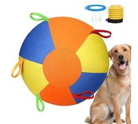 Genérico Pelota de Pastoreo para Perros - Juguete Inflable Resistente a Roturas,Pelota de Perro Calmante con Asa,para Jardín, Piscina, Juego, Ejercicio, Dentición, Cachorro, Pequeño, Mediano, Grande