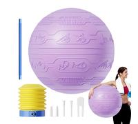 Generico Pelota de yoga anti-Burst Gym Balls Exercise, Heavy Duty Non-Slip Stability Ball, Home Workout Equipment for Training, Physical, Pregnancy, Stretching, Balance