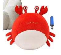 Genérico Pelota Hinchable,Juguete de Peluche Hinchable de 35 cm silencioso para Interior con Bomba de Aire,Pelotas inflables - para Pequeños de 1 a 5 Años Hogar Guardería