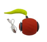 Genérico Pelota Interactiva para Gatos, Bola Inteligente con Cola Que Rueda Y Se Mueve, Juguetes Interactivos Gatos, para Enriquecimiento Ejercicio Caza Y Juego Interior para Jovenes Y Adultos