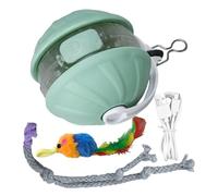 Genérico Pelota Interactiva para Gatos | Juegos Automáticos de Enriquecimiento para Mascotas,Pelota Inteligente con Evitación De Obstáculos,para Estimulación Mental Y Actividad Post-Comida En Casa