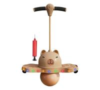 Genérico Pelota Saltarina de Equilibrio con Asa, Juguete Saltador con Luz Brillante, Juguete de Gran Salto, para Niños Adolescentes Adultos Hogar Jardín Interior Exterior Patio Trasero Sala de