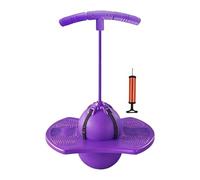 Genérico Pelota Saltarina Equilibrio Mango - Pogo Antideslizante Elástico Niños Adultos | Balón Hinchable Bomba, Juguete Brincador Niñas Niños, Hogar Escuela Parque Acampada Deporte Cumpleaños Regalo