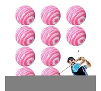 Genérico Pelotas de Golf de Entrenamiento para Jardín - 10 Piezas Pelotas de Golf de Espuma - Equipo Deportivo para Campos de Entrenamiento Interior Exterior Principiante Amateur Joven Mayor