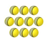 Generico Pelotas de golf para entrenamiento | 10 pelotas de golf elásticas, herramienta de calentamiento para junior senior aficionados principiantes curso exterior interior